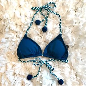 Vince Camuto Braided Triangle Bikini Top Size S